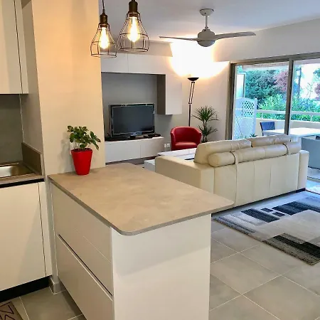 Antibes Juan Les Pins Center,1 Bedroom Apart, Pool Esterno foto